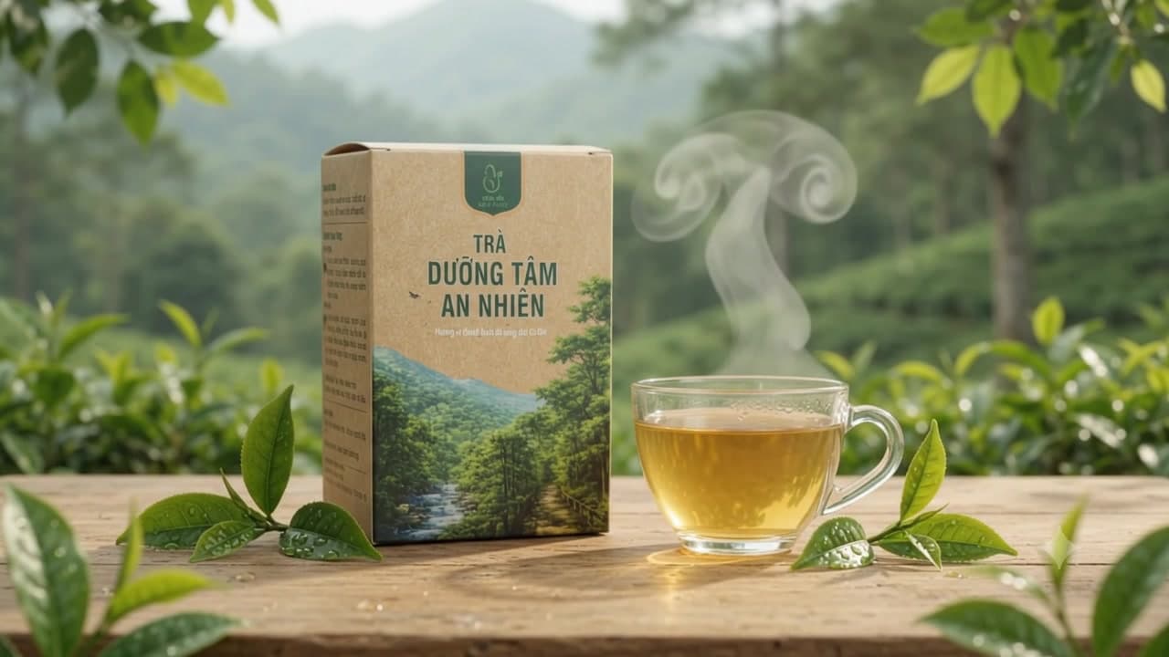 Khung hình giới thiệu trà Hòa Phúc