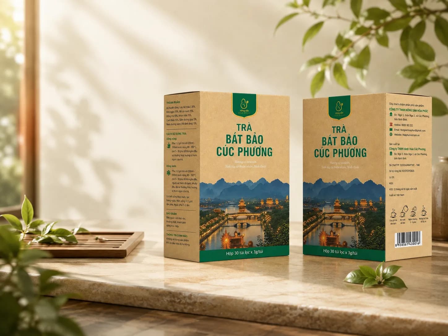 Sản phẩm trà thảo mộc Hòa Phúc